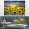 Designart - Field of Blooming Sunflowers - Large Flower Canvas Wall Art